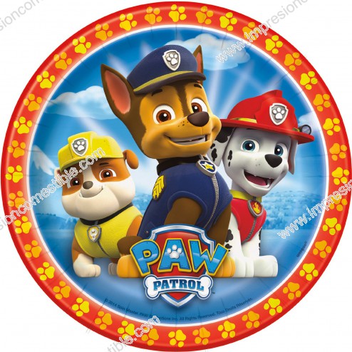 Oblea de Patrulla Canina Perros