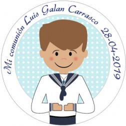 Oblea Galletas Comunión Niño nº13