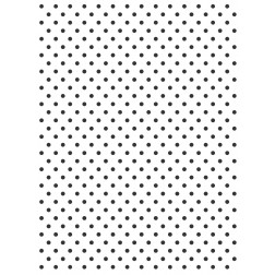 Wafer Paper Blanco con Topos Negros
